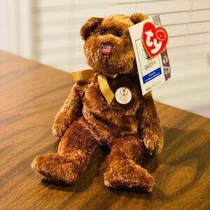 Ty Beanie Baby 2002 FIFA World Cup Champion Bear - Never Played With
